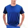 [Camiseta de Algodão Tamanho Europeu] Camiseta Básica Lisa de Manga Curta 100% Algodão para Homens e Mulheres na Primavera, Outono e Inverno Tamanho Europeu com Camada de Base Básica Solta