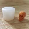 Molde pequeño de calavera para hacer cubitos de hielo, molde de resina para manualidades de decoración, molde para velas, yeso para aromaterapia