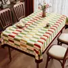 Mantel estilo americano, impermeable y a prueba de aceite, no necesita lavado, nuevo modelo 2026, lujo ligero con un toque de alta gama, mantel rectangular para un ambiente de comedor elegante