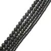 Contas Redondas de Pedra Vulcânica Colorida Sintética 4-12mm para Colares, Pulseiras, Materiais DIY Artesanais, Acessórios de Joias