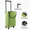 Carrito de Compras Plegable Portátil de Mano, Bolsa de Arrastre Plegable, Bolso de Hombro con Ruedas para Compras, Carrito Pequeño Multifuncional Ecológico para Supermercado