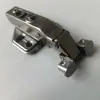 Bisagra con amortiguador hidráulico de dos etapas, marco de aluminio Jusen, puerta de vidrio, bisagra amortiguadora silenciosa de fuerza de dos etapas para gabinete de vidrio