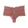 Comércio Exterior Transfronteiriço Calcinha Sexy de Renda de Alta Qualidade Cintura Média Feminina Tanga Plus Size Europeia e Americana