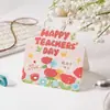 Cartão de Agradecimento ao Professor, Cartão para o Dia do Professor, Cartão de Feliz Formatura, Decoração de Buquê de Flores, Cartão de Bênção para Professores