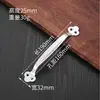 Alça antiquada reforçada armário de janela alça comum para mala porta e janela flor de ameixa gaveta maçaneta de porta em arco de aço inoxidável