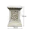 Vaso de Flores Grande Estilo Europeu Romano Coluna Jardim Adereços Vintage Pátio Jardim Villa Entrada Piso Suporte Vaso de Flores Grande
