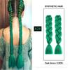 Xuchang Peruca Acessórios de Cabelo Seda de Alta Temperatura Trança Grande Africana Jumbobraid Fibra Química Colorida Montagem Mista Venda Quente Dreadlocks