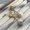 Pendientes de Clip de Moda Populares Transfronterizos con Borlas, Flor de Cuatro Hojas Elegantes, Pendientes de Clip Clásicos, Personalidad Exquisita, Pendientes Frescos de Nicho
