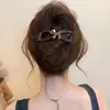 Pinza Retorcida para el Cabello con Forma de Perro Estilo Francés para Mujer, Modelo Nuevo de Alta Gama 2026, Horquilla de una Punta para Recogido en la Parte Trasera de la Cabeza, Accesorio para el Cabello