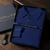 Suéter Casual Versátil Holgado de Cachemir para Hombre, Suéter Pulóver de Cuello Polo, Alta Calidad 010 Ropa de Punto Manga Larga Lana Pura de Montaña