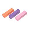 Herramientas para Uñas Arte de Uñas Bloque de Tofu Lima de Uñas Agujero Grueso de Alta Elasticidad Bloque de Tofu de Color Resistente al Desgaste Bloque Pulidor Sin Arena