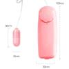 Huevo Masturbador Vibratorio Mini con Cable para Mujeres, Vibración Fuerte, Juguete Sexual Silencioso, Tamaño Pequeño, Orgásmico, Vibrador Insertable