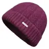 Sombreros para mujeres de mediana edad y ancianas otoño e invierno madre más terciopelo cálido gorro de lana de punto abuela anciana jersey gorro de algodón