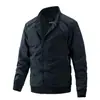 Chaqueta de Negocios para Hombre con Cuello Alto Transfronteriza 2026 Chaqueta de Béisbol Delgada Casual Ropa para Hombre de Comercio Exterior de Moda