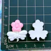 Corona de Flores Nube Brillante Alas de Mariposa Globo Pegamento Cremoso Funda de Teléfono Pegamento DIY Accesorios de Resina