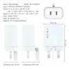 Cable de Carga Retráctil Estándar Británico Pd35W Cargador Qc Adecuado para iPhone 17 Samsung S24 Cabezal de Carga Rápida Pd Exclusivamente para Suministro Transfronterizo