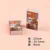 Libro Miniatura de Simulación Accesorios DIY Funda de Teléfono Móvil Llavero Imán para Nevera Pasador Materiales Decorativos Venta al por Mayor