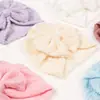 25 Nuevo Sombrero de Punto de Terciopelo Dorado y Seda Transfronterizo Lazo para Bebé Recién Nacido Accesorios para la Cabeza de Niños Frescos y Lindos