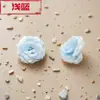 Cabezas de Flores de Rosa Artificiales (Rosas de 8 cm) Ventas Directas de Fábrica Arreglo de Arco de Pared de Flores para Escena de Boda al Aire Libre