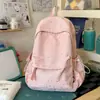 Bolsa de Ombro Dupla Estrela de Alto Valor Estilo Coreano Design de Nicho Mochila para Meninas do Ensino Fundamental Grande Capacidade Leve para o Dia a Dia e Viagem