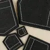 Venta Directa Duoku Parche Bordado Etiqueta Bolsillo Falso de Mezclilla Accesorios para Ropa DIY Parche Bordado para Bolsos Termoadhesivo