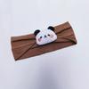 Diadema para bebé con fontanela, delgada para primavera y verano, diadema para bebé recién nacido, caricatura de oso, linda banda para el cabello, accesorios para el cabello de niños