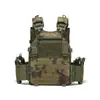 Chaleco Táctico Okali para Exteriores Multifuncional Expansión Molle Conveniente Chaleco de Liberación Rápida para Entrenamiento Militar Impermeable y Resistente al Desgaste