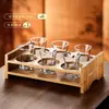 Copos de Cristal Criativos de Alta Qualidade Estilo Chinês para Uso Doméstico, Copinhos Premium de Luxo Leve, Conjunto para Servir Vinho