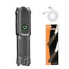 Linterna LED con Zoom Pantalla Digital Recargable Ultra Brillante Iluminación Exterior Luz Láser En Stock Zoom Óptico