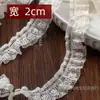 Encaje Trenzado de Hilo Multicapa de Algodón Elástico para Ropa Plisada Hecha a Mano DIY Elástico Manualidades Otros