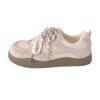 Versión Coreana 2025 Verano Malla Transpirable Zapatos de Entrenamiento Versátiles Elegantes Zapatos de Moda Punta Redonda Lindos Estudiante Deportivas Zapatillas