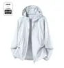 Roupas de Proteção Solar UPF50+ de Alta Qualidade para Homens e Mulheres, Verão Fino e Respirável, Proteção UV para Exterior com Capuz, Dropshipping Disponível