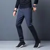 Pantalones Casuales de Verano para Hombre de Seda de Hielo Fina 2025 Nuevos Deportivos Elásticos Modernos Sueltos Rectos Versátiles Pantalones Largos