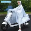 Impermeable Patinete Eléctrico Batería Adulto Persona Única Mujeres Talla Grande Engrosado Capa de Lluvia Doble Persona Nuevo Anti-Torrente