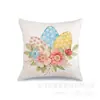 Decoración del Hogar Transfronteriza Funda de Almohada Conejo de Pascua Nórdico Cubierta para Cabecera de Sofá Funda de Almohada de Lino Venta al por Mayor Personalización