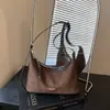 Bolso de ante retro a la moda para mujer, nuevo y moderno de otoño 2026 Maillard, bolso de hombro cruzado para el día a día