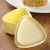 Conjunto de Moldes Triangulares para Bolinho de Arroz de Sushi Japonês Moldes para Bolinho de Arroz para Bebês e Crianças Artefato DIY de Bolinho de Arroz de Grau Alimentício