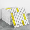 Adesivos de Cozinha à Prova de Óleo Estilo Azulejo, Adesivos de Parede Mármore, Papel de Parede Autoadesivo à Prova d'Água e de Umidade, Rotulagem e Envio Transfronteiriço