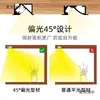 Canaleta de Luz Emisora de Luz en Ángulo de 45 Grados Estante Empotrado Luz con Canaleta de Aluminio Armario Mueble Gabinete de Vino Sensor de Cuerpo Humano Luz LED