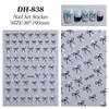 Joyas Adhesivas para Uñas con Lazo Rojo Cyber 3D Joker Estrella Lazo Uña Adhesivo Joyería DH838