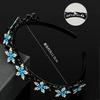 Trenza de Estrella de Celebridad de Internet con Flequillo Dentado Antideslizante Artefacto Fijo Accesorios para el Cabello Huecos Multicapa con Diamante para Niños y Adultos
