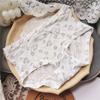 [80-135] Bainha estampada de seda gelada de cintura média, confortável, fofa, desenho animado, cintura média, roupa íntima feminina 9908