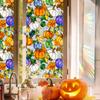 Xcbl070 Pegatina de Vidrio Electroestática Colorida de Halloween Transfronteriza PVC Sin Pegamento Arcoíris Calabaza Decoración de Ventana Festiva