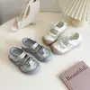 Sandalias para Niñas 2025 Verano Nuevas Sandalias Deportivas Estilo Ballet Zapatos de Princesa Suela Suave para Niños Zapatos Funcionales para Bebés Niñas