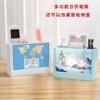 2027 Porta-Canetas com Calendário Estilo Simples Calendário Mensal Ano do Carneiro Ornamento Criativo para Mesa Presente Corporativo Logo Personalizado