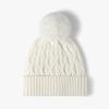 Gorro de Punto Grueso Cálido sin Visera con Forro de Lana para Otoño e Invierno para Mujer, Gorro de Punto Versátil para Exteriores Casual