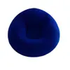 En stock de fábrica Sofá Flocado PVC Inflable Sofá Perezoso Apartamento Pequeño Hogar Asiento Individual Silla Redonda de Ocio