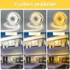 Tira de luz COB bajo voltaje LED flexible tira de luz flexible decoración del hogar techo gabinete vitrina gabinete de vino tira de luz línea de luz para armario