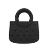 Bolsa de Cosméticos Impermeable de Color Puro Eva Popular Transfronteriza Bolsa de Playa Bolso de Mano Eva de Moda con Agujero de Anillo Recortado