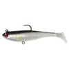 Venta al por mayor de fábrica capa de natación completa Señuelo Luya 9cm12.5g anzuelo simple cola en T pez plomado cebo blando anti-colgante fondo cebo artificial